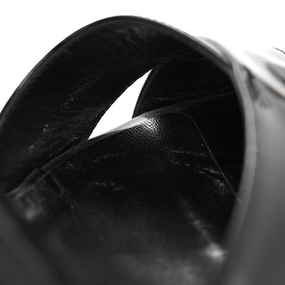 Fendi Patent Strap Platform Sandals 39 Black 9 of 11