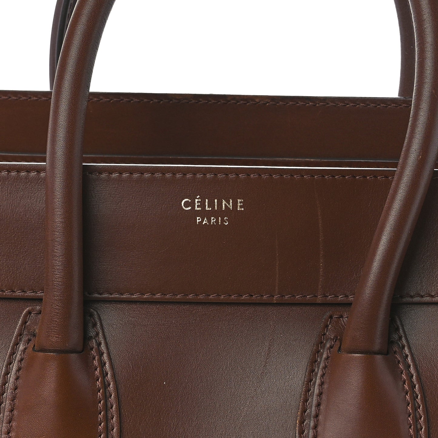 Smooth Calfskin Mini Luggage Caramel