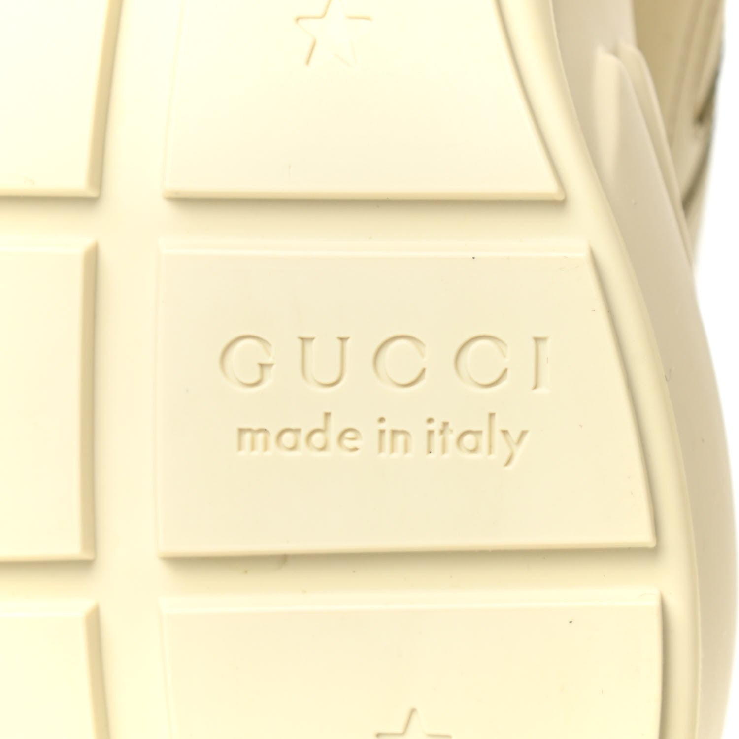 Gucci Calfskin Hawaii Printed Mens Rhyton Sneakers 8.5 White 6 of 9