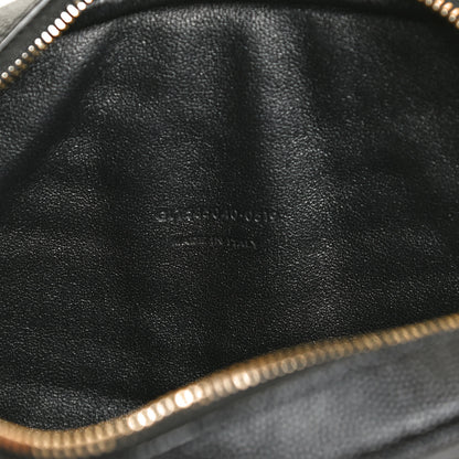 Saint Laurent Grain De Poudre Matelasse Monogram Mini Lou Camera Bag Black 7 of 11