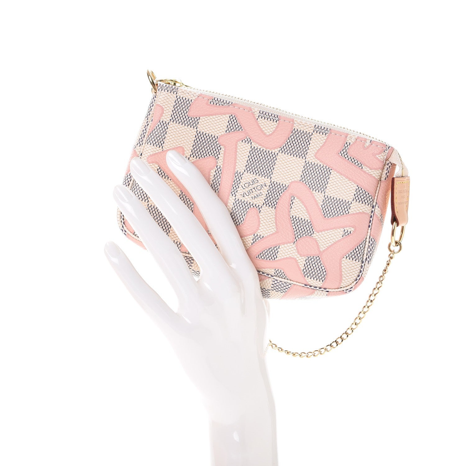 Louis Vuitton Damier Azur Tahitienne Mini Pochette Accessories 2 of 8