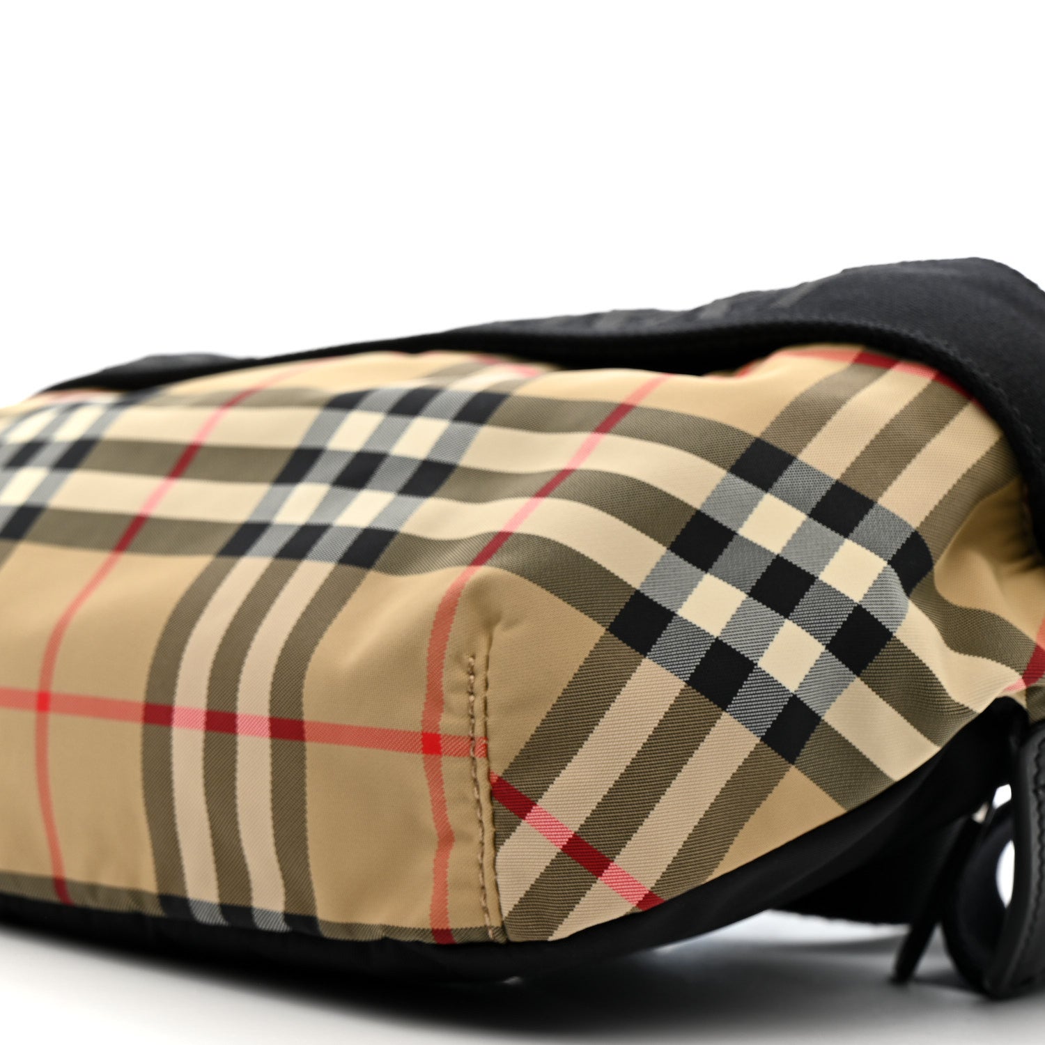 Burberry Nylon Vintage Check Sonny Bum Bag Archive Beige Black