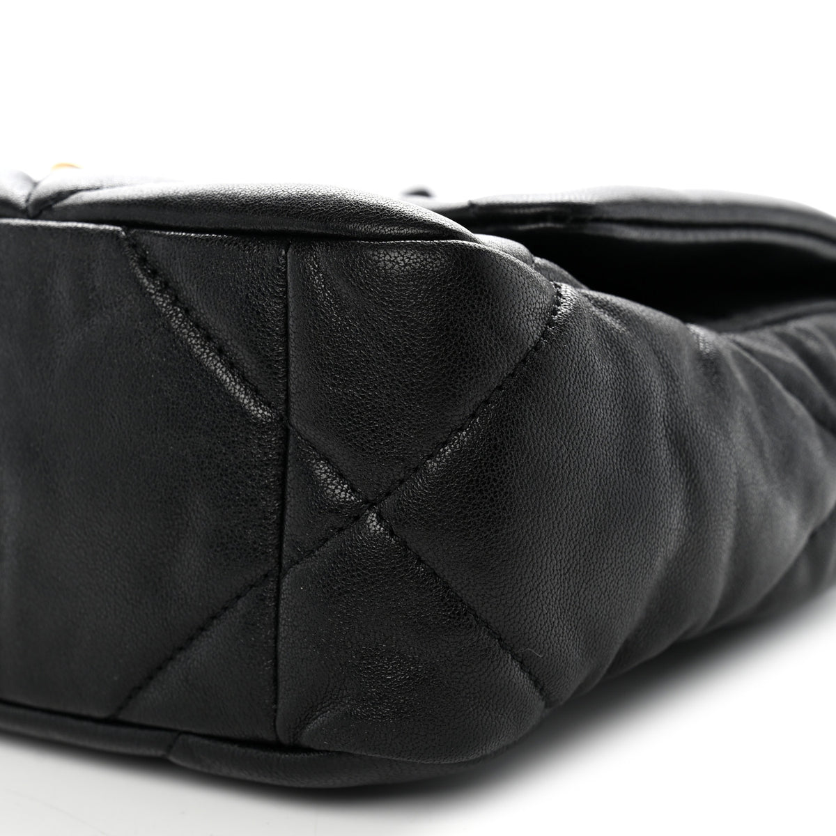Chanel Goatskin Quilted Medium Chanel 19 Flap Black 10 of 10