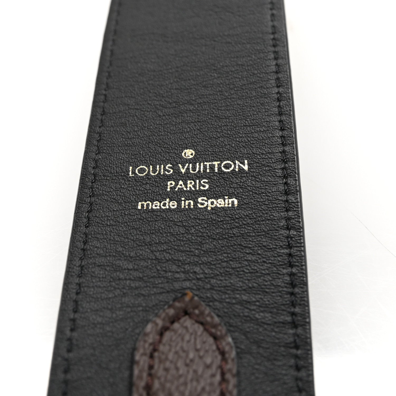 Louis Vuitton Monogram Bandouliere Shoulder Strap Black 4 of 5