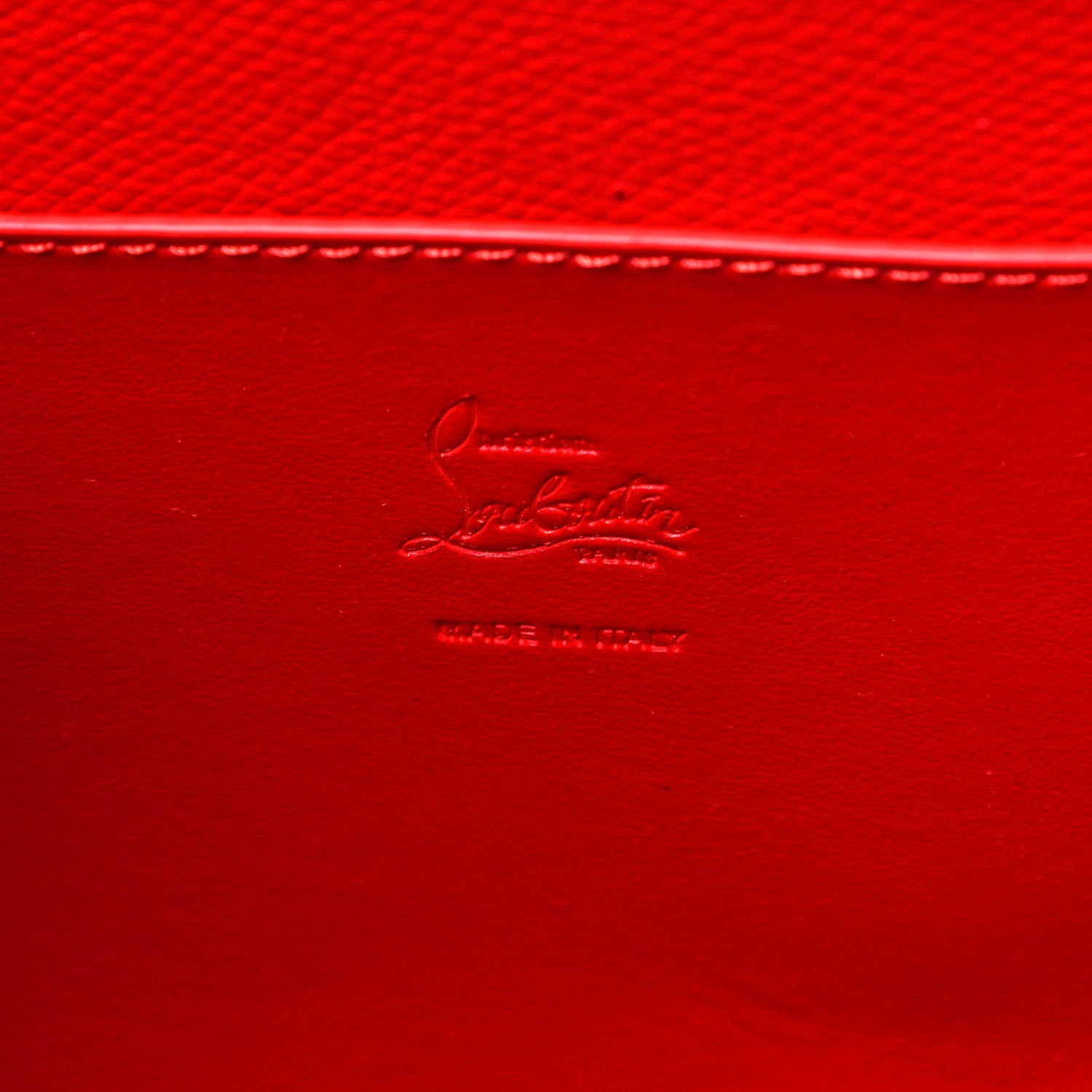 Christian Louboutin Crocodile Embossed Calfskin Spiked Small Cabarock Shopper Tote Silex 5 of 7