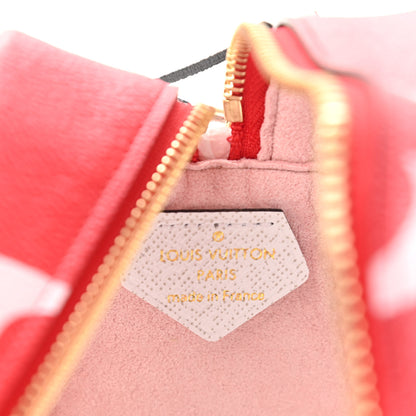 Louis Vuitton Monogram Giant Beach Pouch Rouge 6 of 7