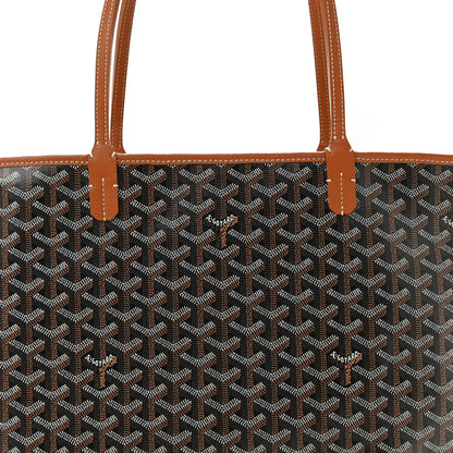 Goyard Goyardine Artois MM Black Gold 7 of 9