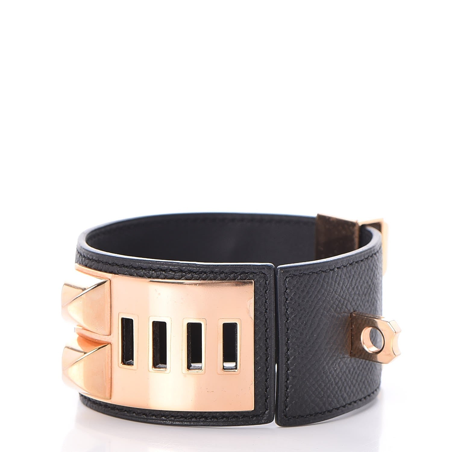 Hermes Epsom Collier de Chien CDC Bracelet S Black 4 of 7