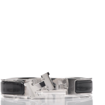 Hermes Enamel Narrow Clic Clac H Bracelet PM Black 5 of 6