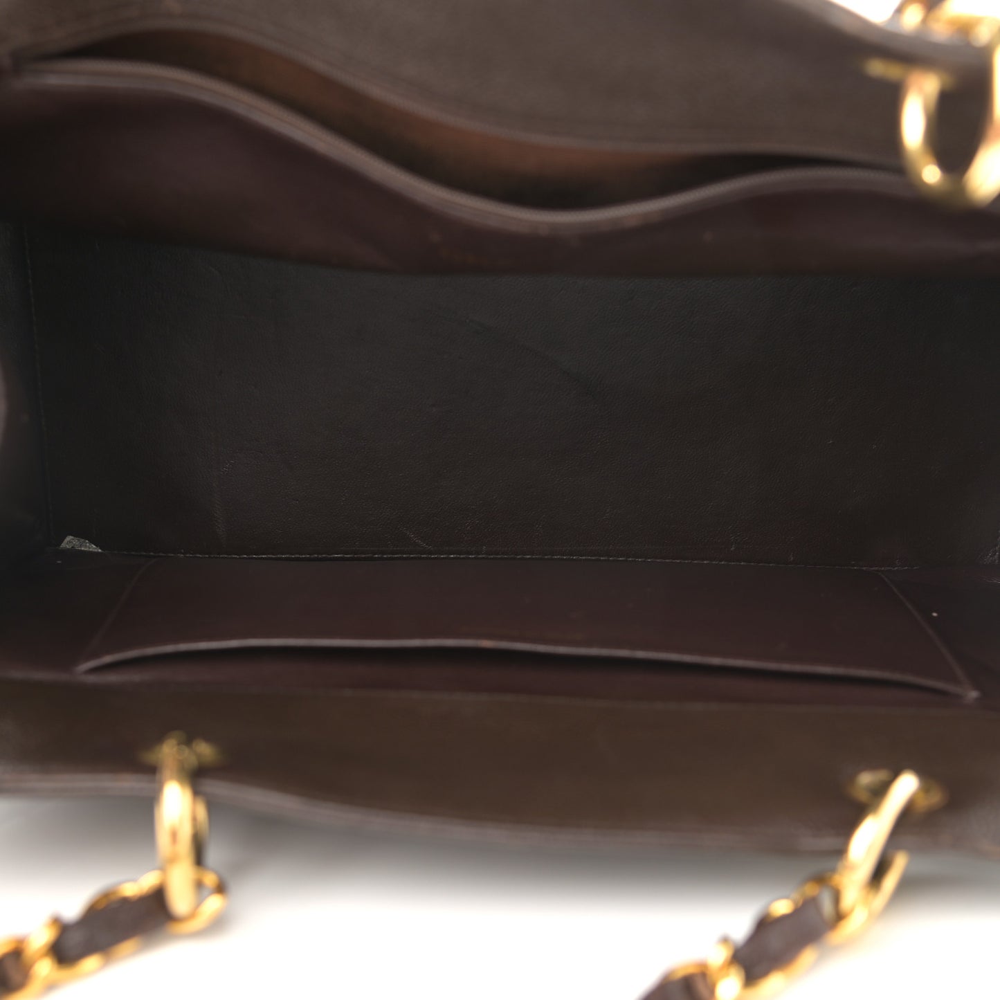 Caviar Quilted Timeless CC Tote Brown