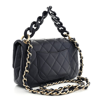Chanel Caviar Quilted Large Funky Match Flap Navy 3 of 10
