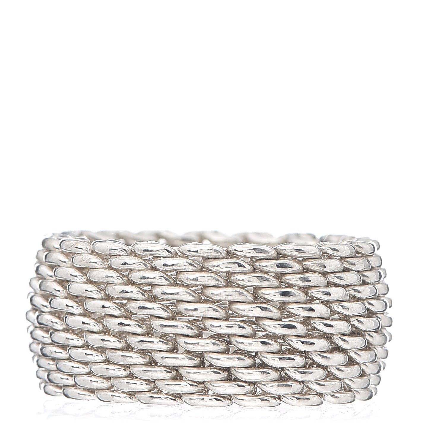 Sterling Silver Somerset Mesh Ring 49 4.75
