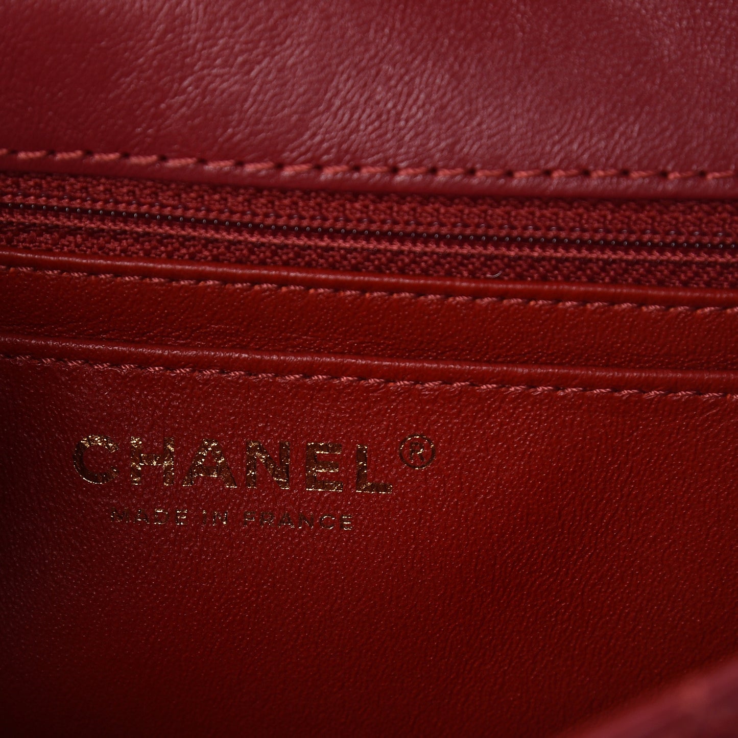 Aged Calfskin Quilted 2.55 Reissue Mini Flap Red