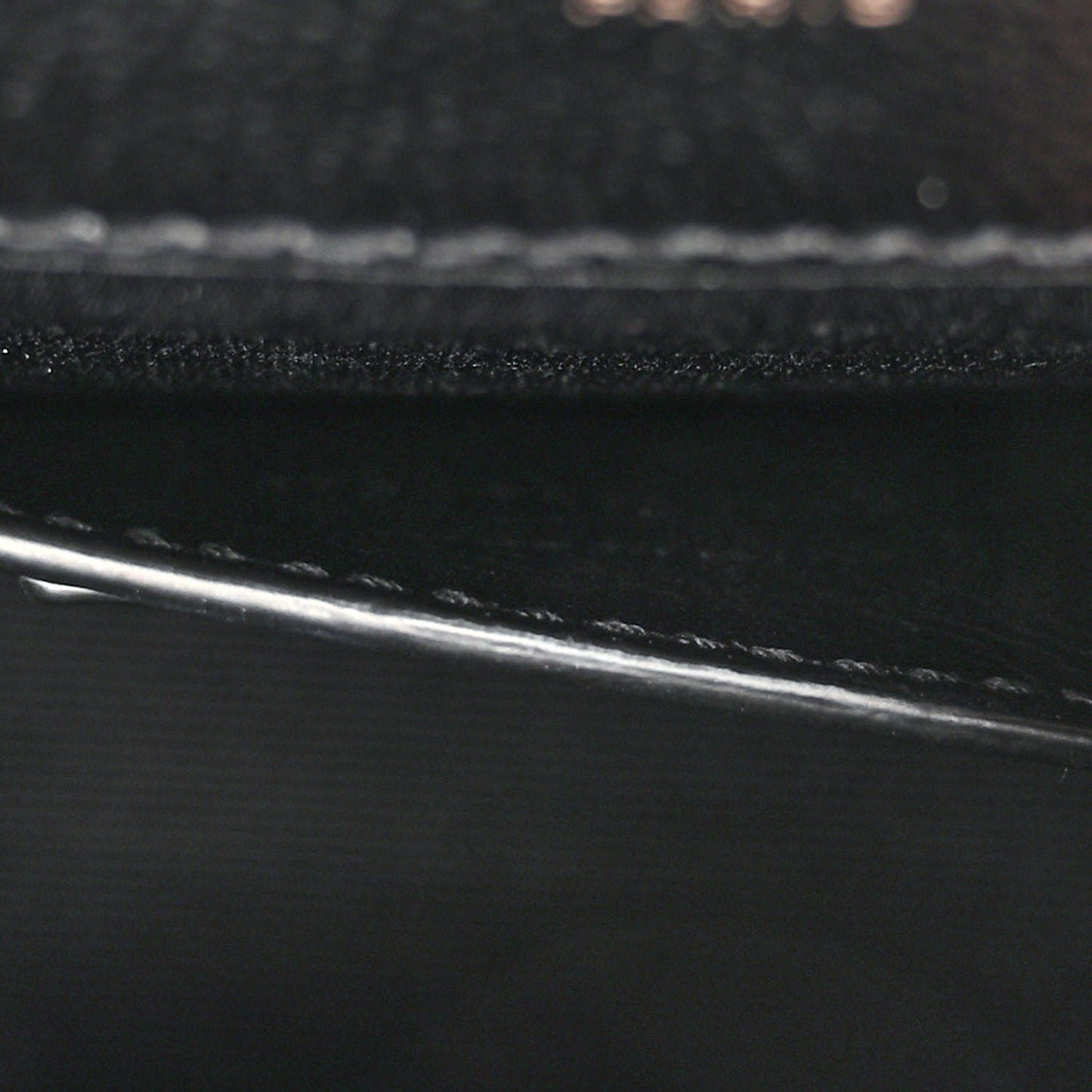 Grain De Poudre Textured Mixed Matelasse Triquilt Small Monogram Monochrome Satchel Black