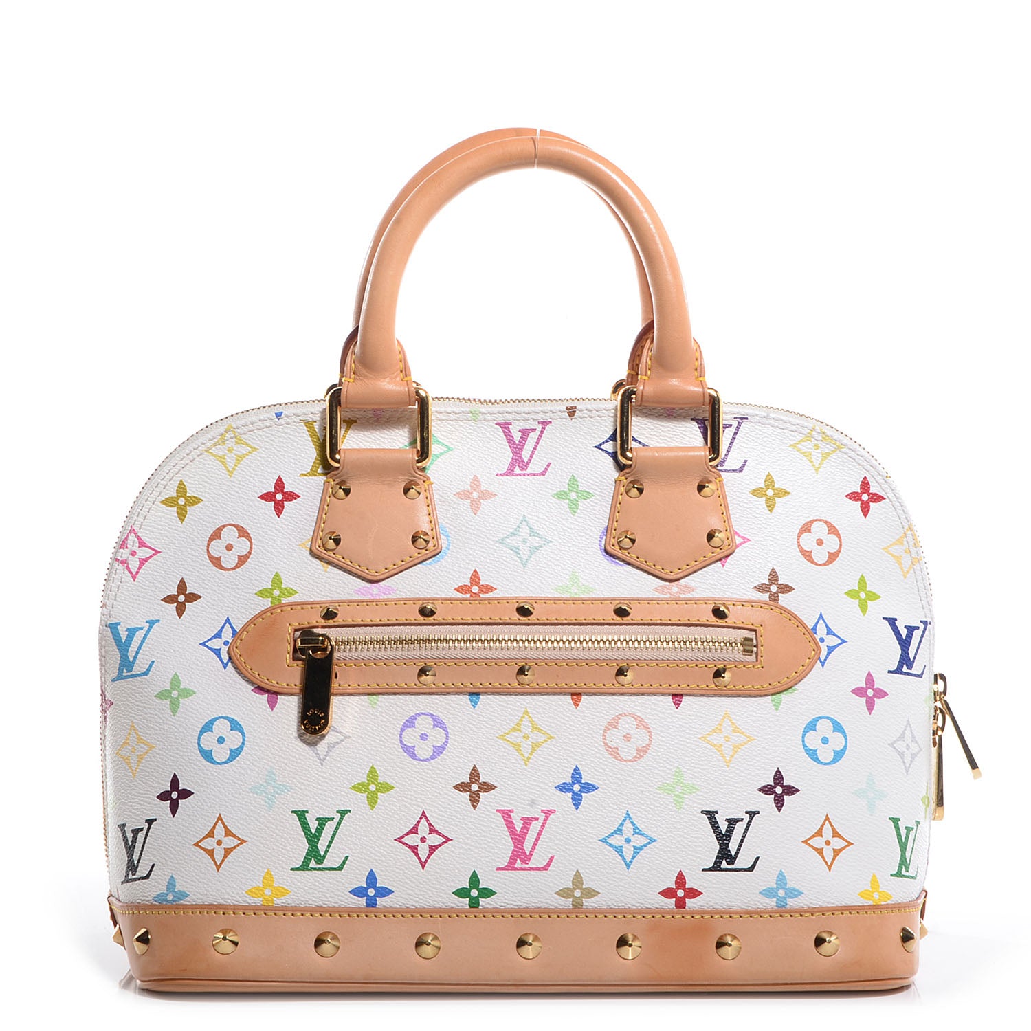 Louis Vuitton Monogram Multicolor Alma White 1 of 7