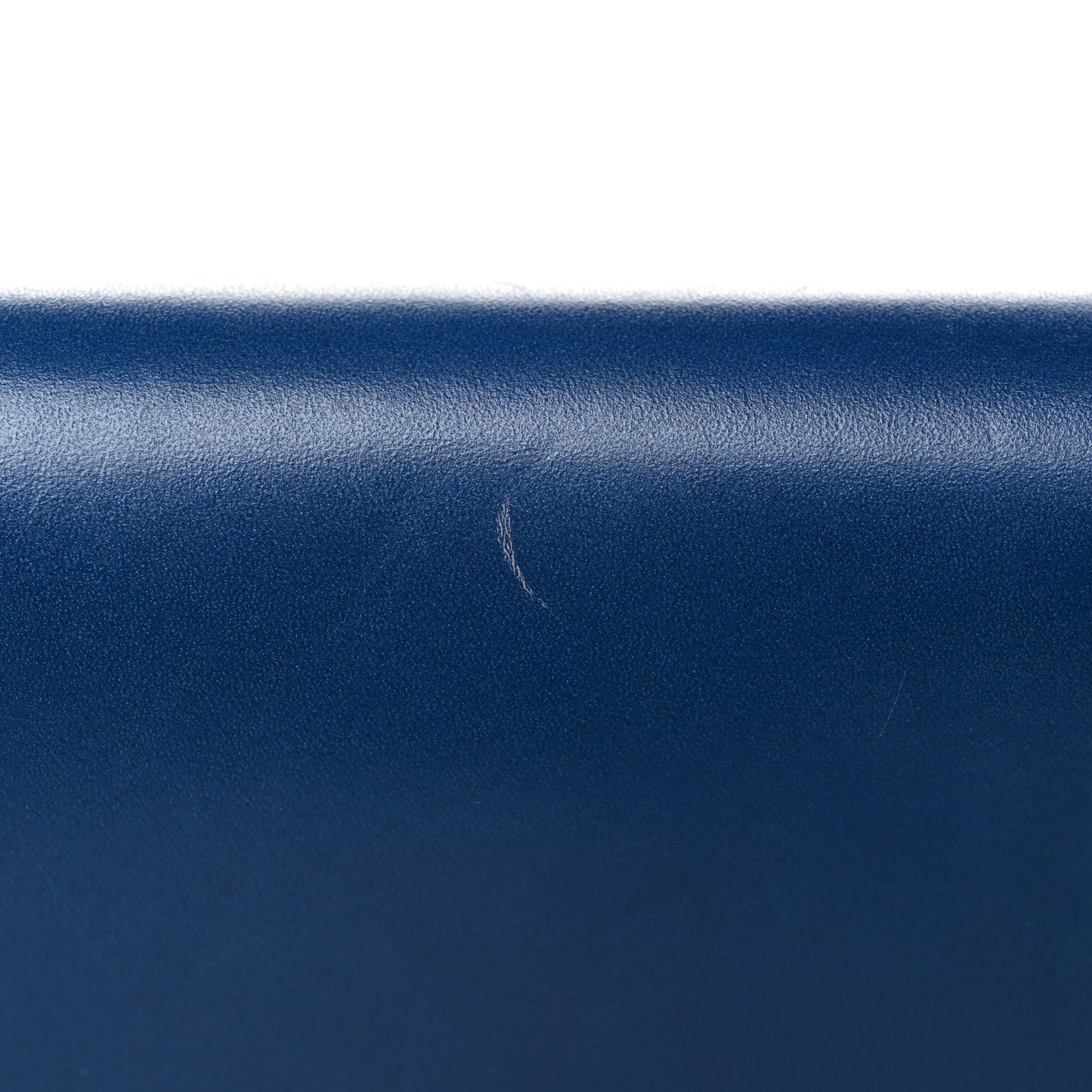 Smooth Calfskin Large Bright Bit Shoulder Bag Blue