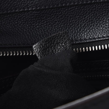 Celine Drummed Calfskin Mini Luggage Black 8 of 13