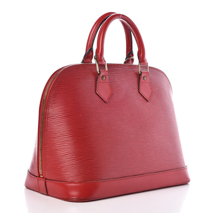 Louis Vuitton Epi Alma PM Castillan Red 3 of 10