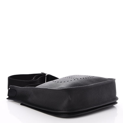 Hermes Taurillon Clemence Evelyne III PM Black 4 of 7