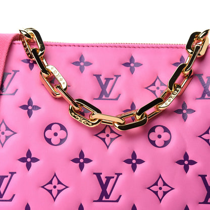 Louis Vuitton Lambskin Embossed Monogram Vuittamins Coussin PM Rose Violet 9 of 9