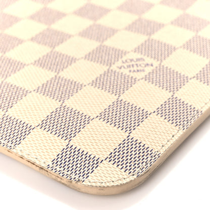 Louis Vuitton Damier Azur Neverfull MM GM Pochette Rose Ballerine 8 of 8