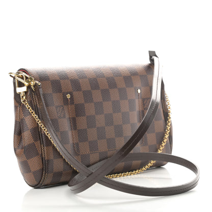 Louis Vuitton Damier Ebene Favorite MM 3 of 12