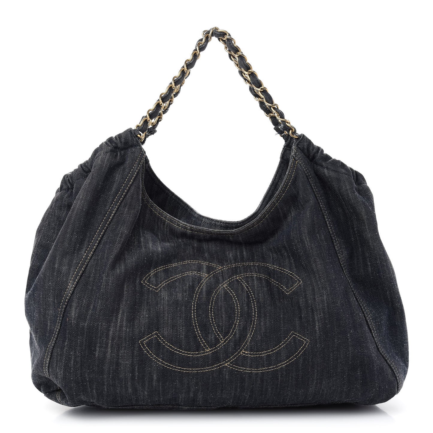 Denim XL Coco Cabas Tote Dark Blue