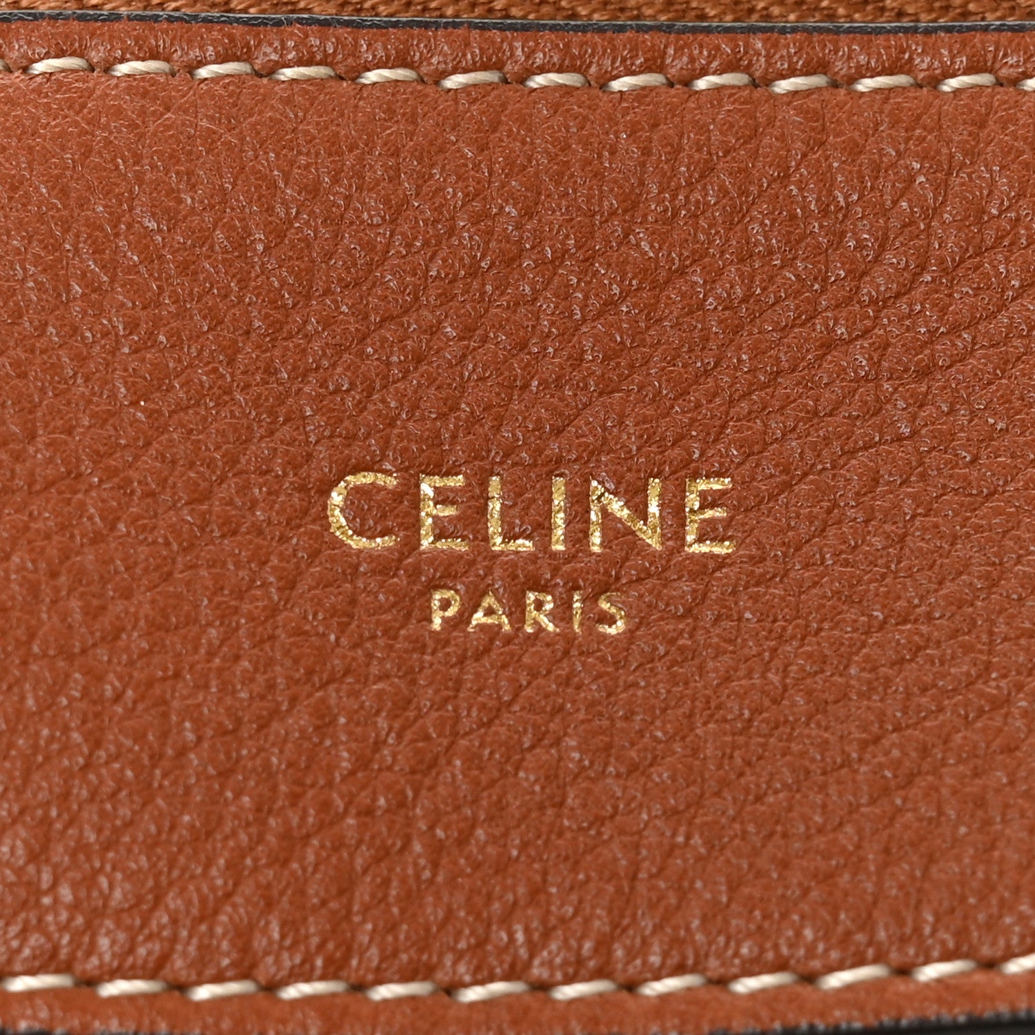 Celine Supple Calfskin Medium Romy Shoulder Bag Tan 5 of 9