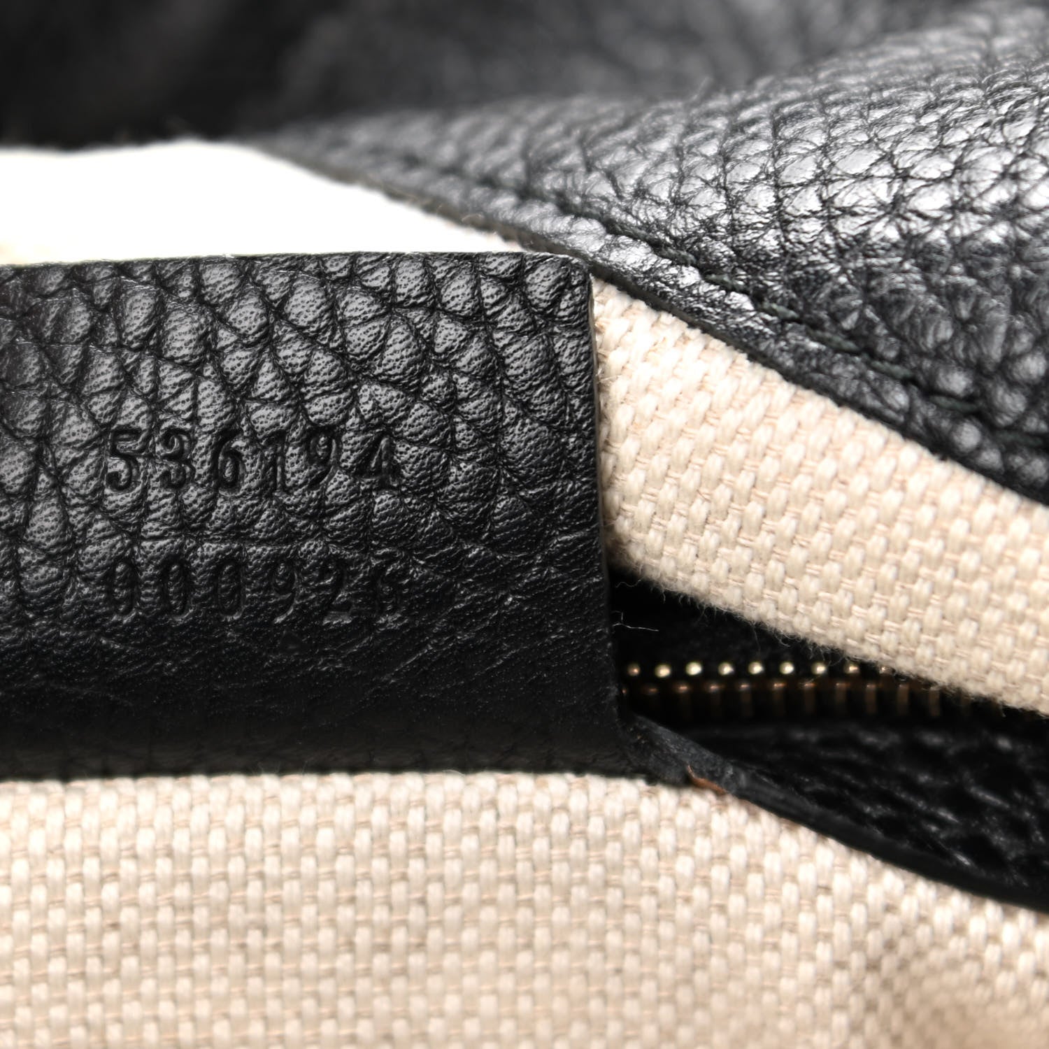 Gucci Pebbled Calfskin Large Soho Hobo Black 7 of 12