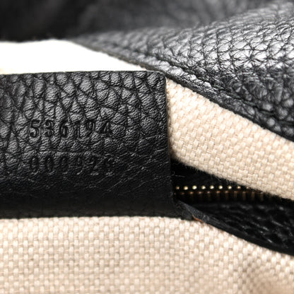 Gucci Pebbled Calfskin Large Soho Hobo Black 7 of 12