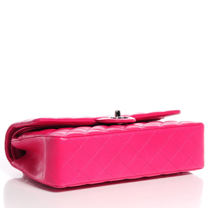 Chanel Lambskin Medium Double Flap Dark Pink 4 of 9