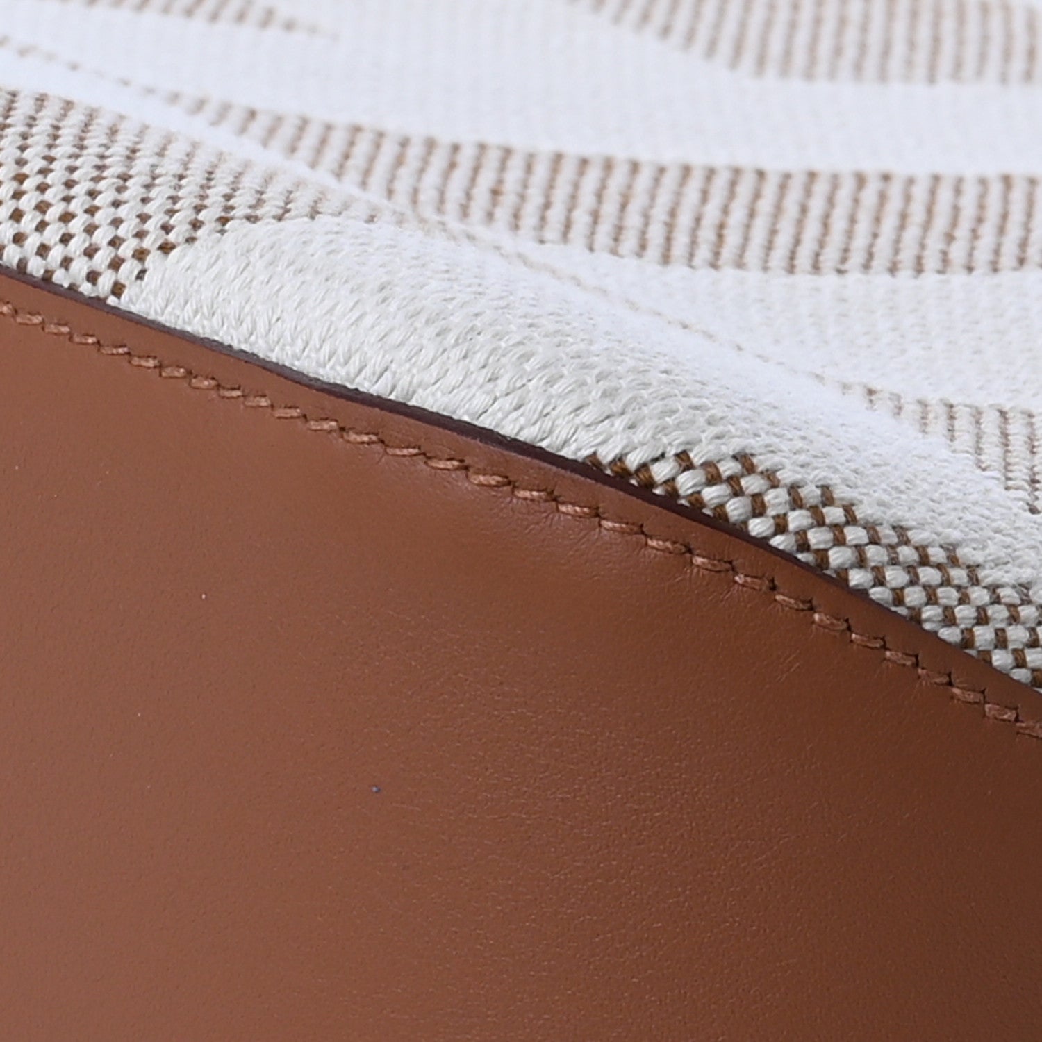 Hermes Swift Toile H Cabas H En Biais 27 Ecru Naturel Gold 10 of 11