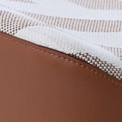 Hermes Swift Toile H Cabas H En Biais 27 Ecru Naturel Gold 10 of 11