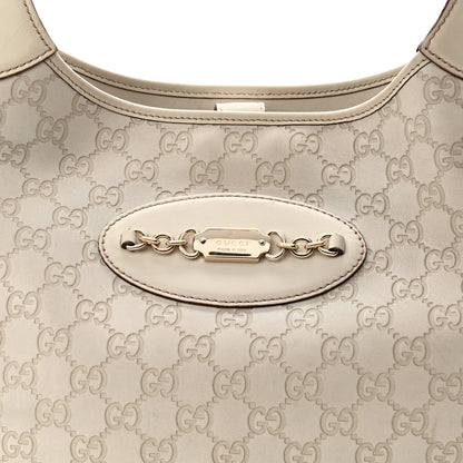 Gucci Guccissima Punch Hobo Off White 8 of 13