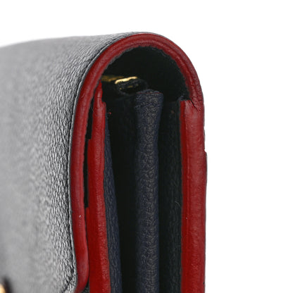 Louis Vuitton Empreinte Sarah Wallet NM Marine Rouge 11 of 12