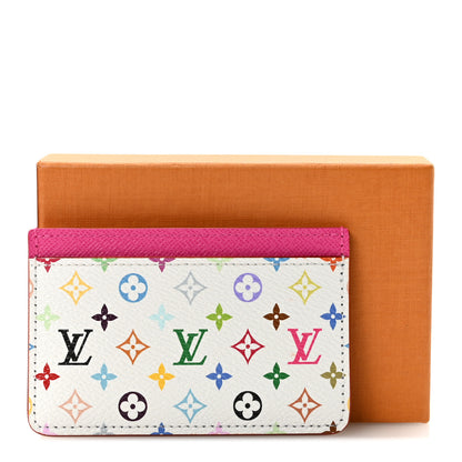 Louis Vuitton LV X TM Monogram Multicolor Card Holder Kawaii Pink 8 of 8