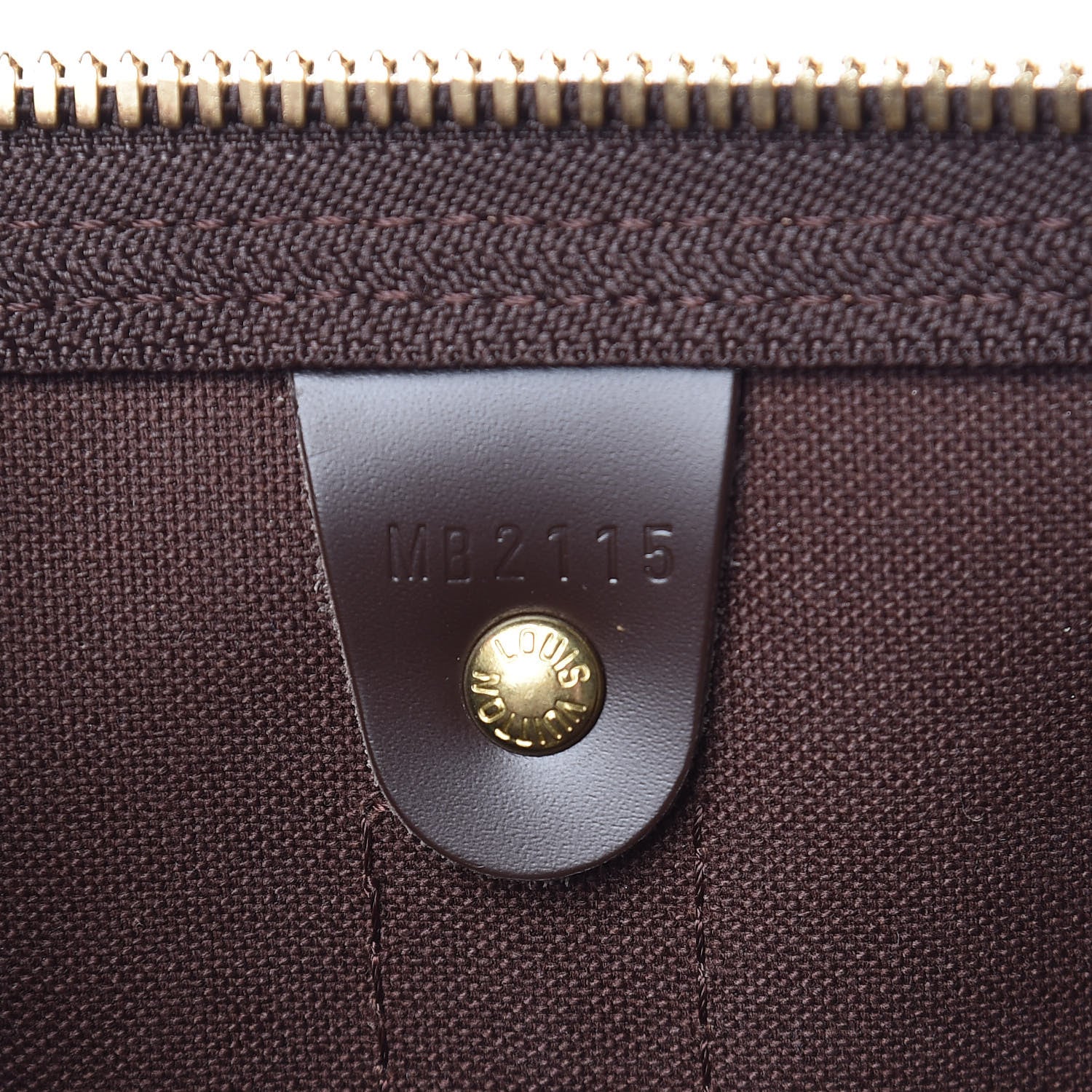 Louis Vuitton Damier Ebene Keepall Bandouliere 55 7 of 10