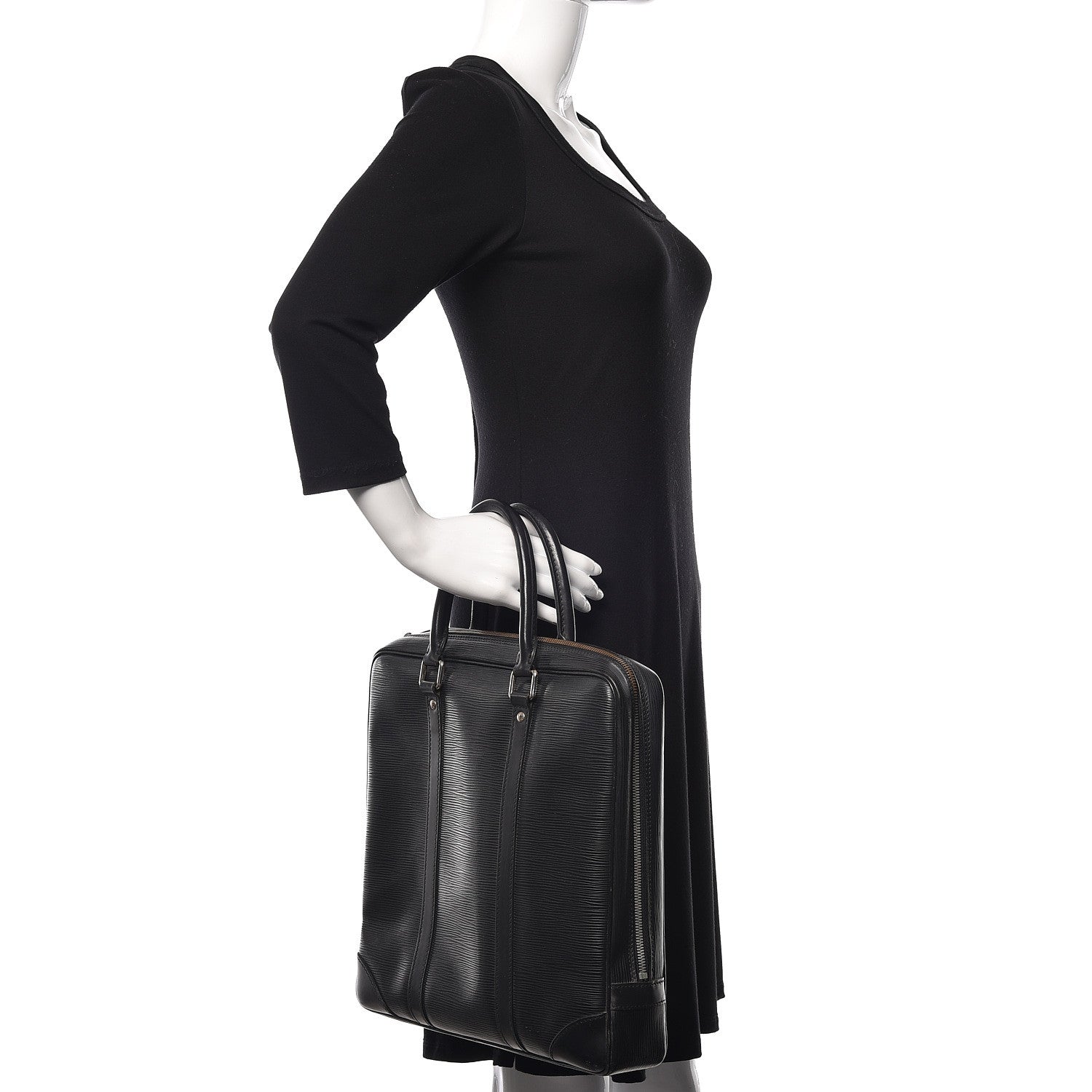 Louis Vuitton Epi Vivienne MM Black 2 of 12