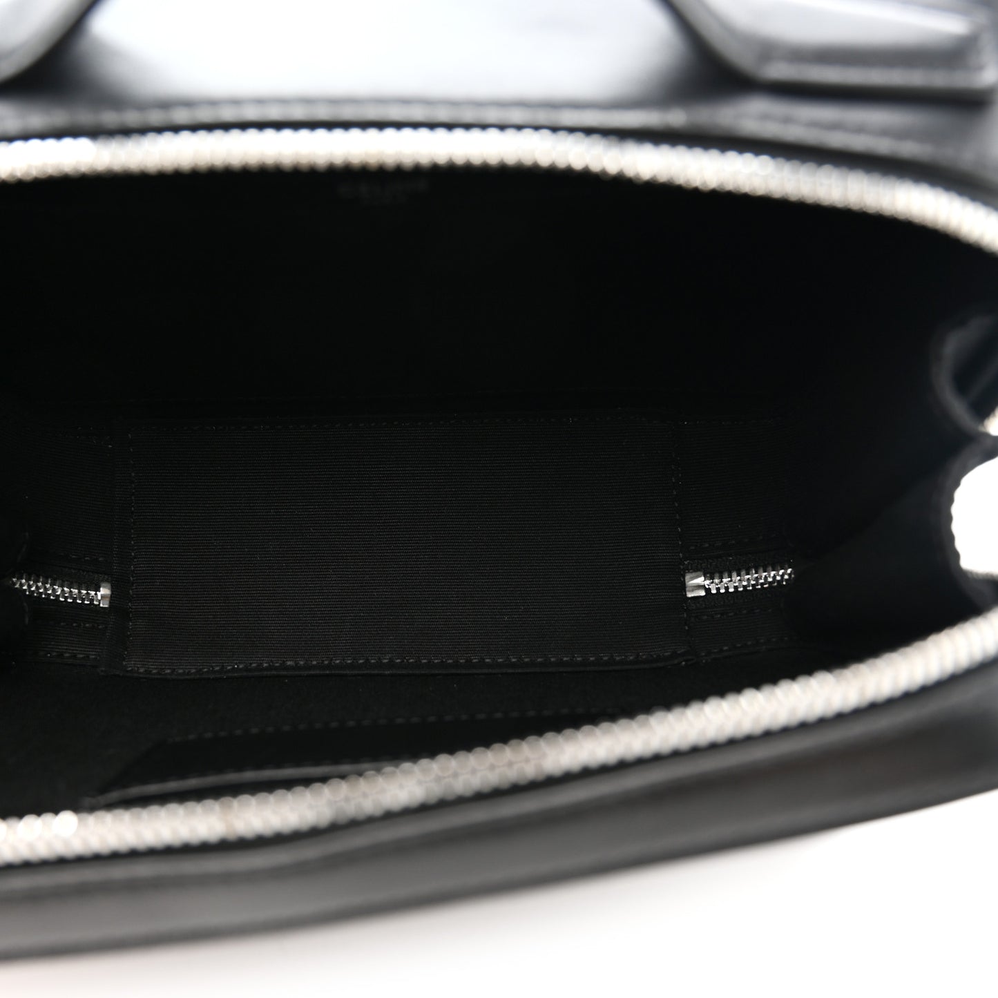 Triomphe Canvas Top Handle Messenger Box Black