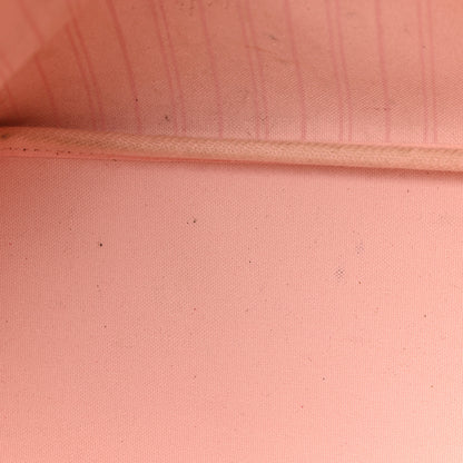 Louis Vuitton Damier Ebene Neo Neverfull MM Rose Ballerine 13 of 15