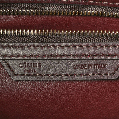 Celine Satin Calfskin Suede Mini Tri-Color Luggage Beige 6 of 9
