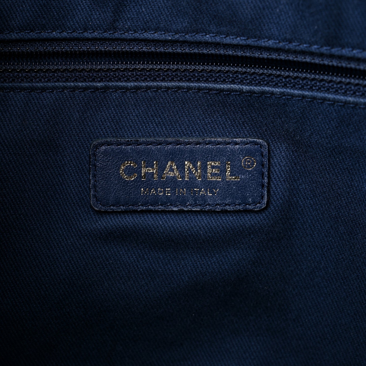 Sheepskin Caviar Quilted Daily Round Backpack Blue