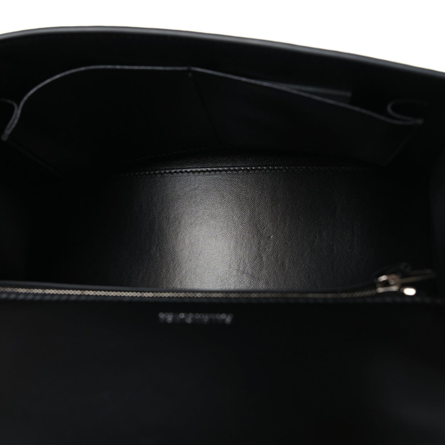 Arena Lambskin Medium Hourglass X Le Cagole Top Handle Bag Black
