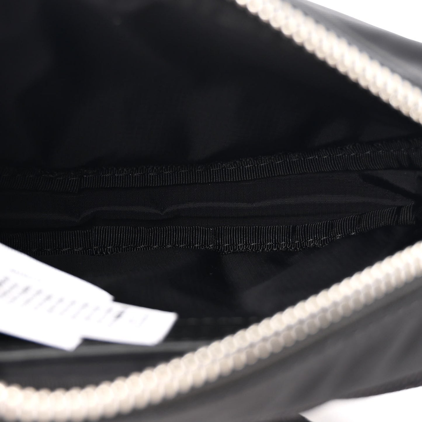Econyl Logo Print Small Cannon Bum Bag Black