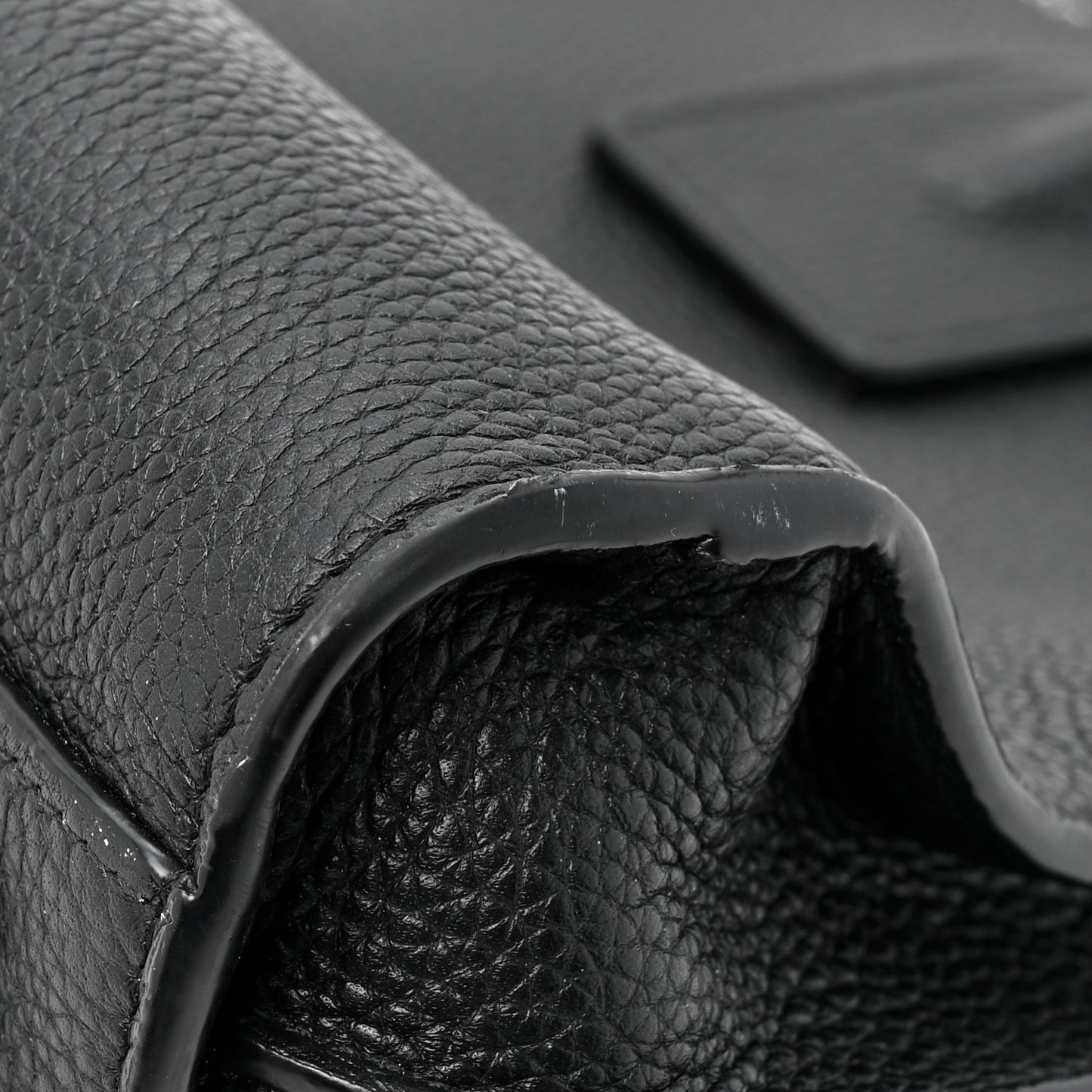 Grained Calfskin Small Supple Sac De Jour Black