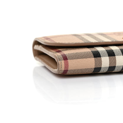 Burberry Haymarket Check Halton Wallet Tan 7 of 9