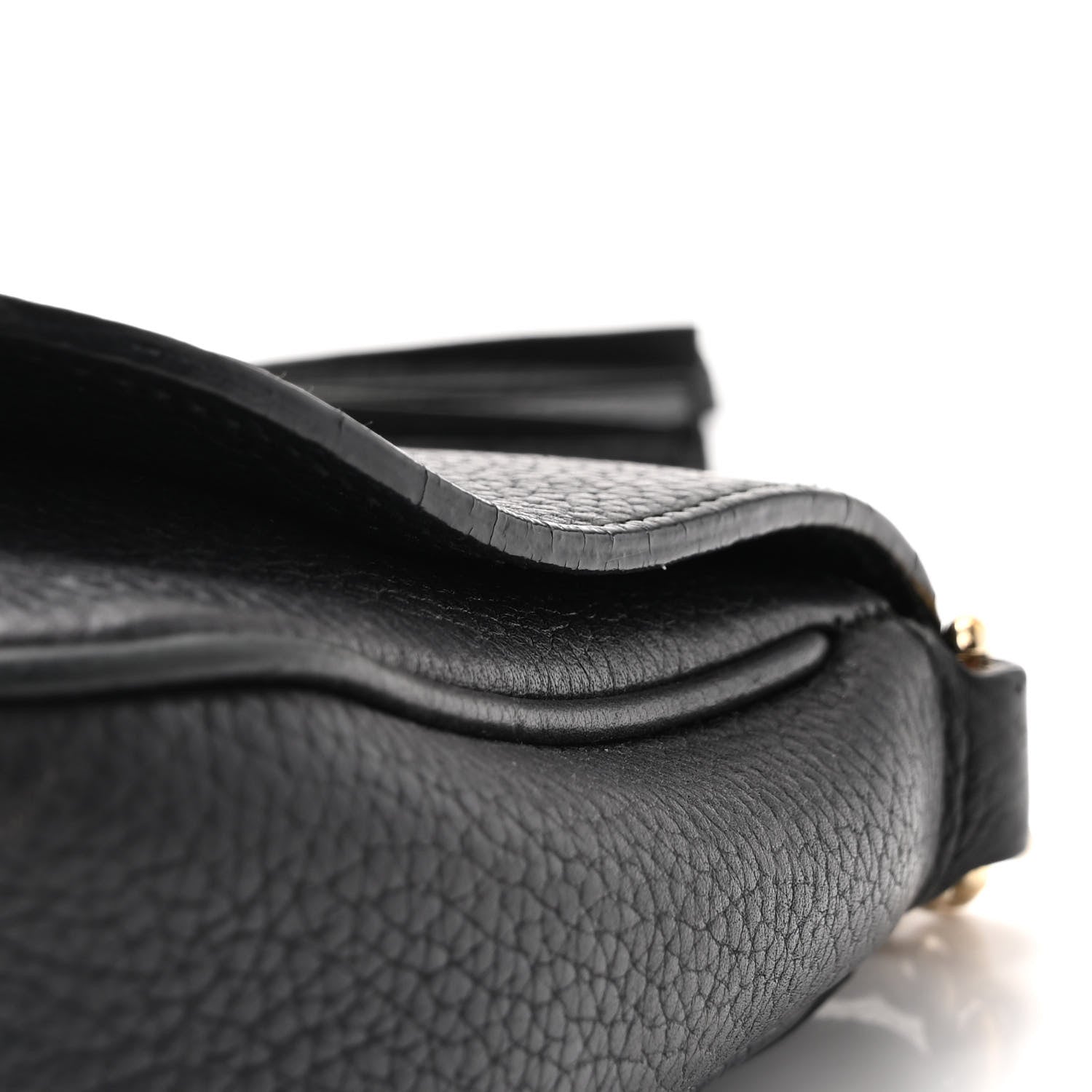 Gucci Pebbled Calfskin Medium Soho Flap Crossbody Black 12 of 12