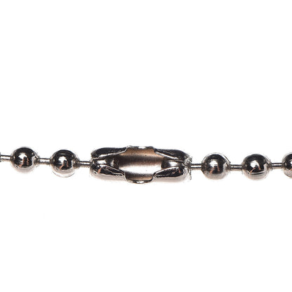Chanel Dog Tag Necklace Silver 5 of 5