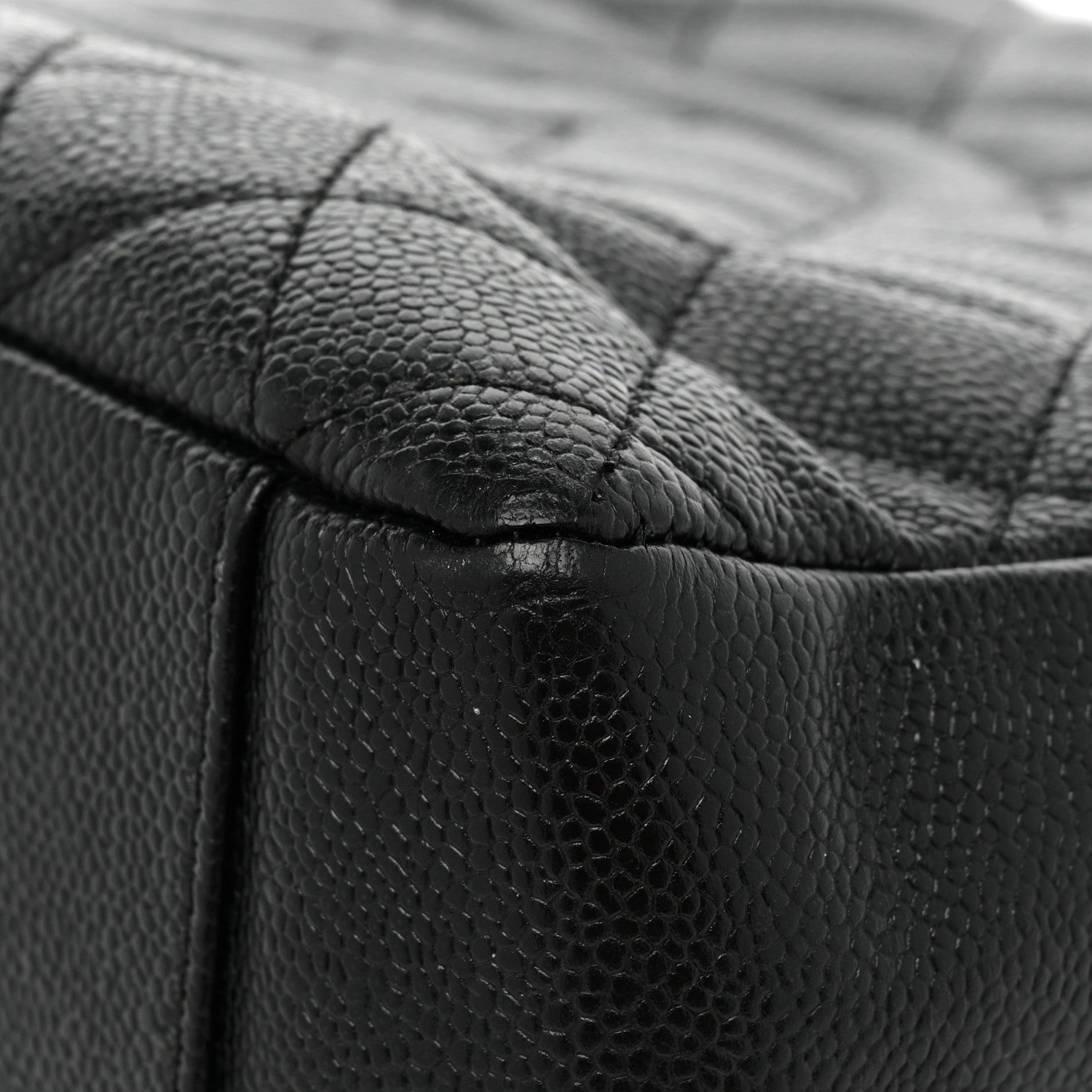 Chanel Caviar Quilted Grand Shopping Tote GST Black 11 of 14
