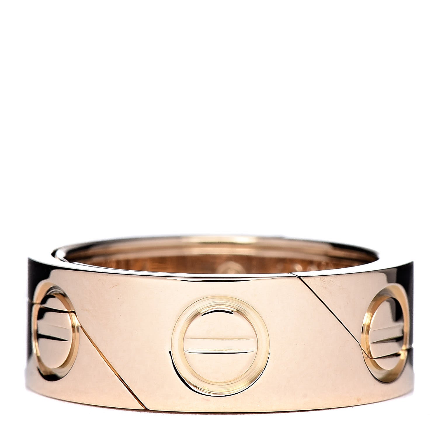 Cartier 18K Yellow Gold 7mm Astro LOVE Ring 50 5.25 1 of 9